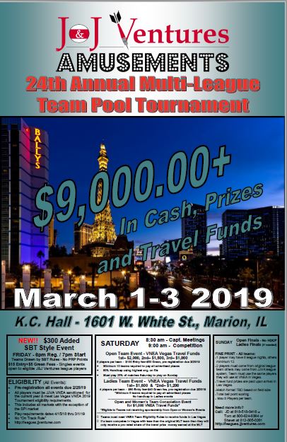 2019 Mulit League Pool Tournament